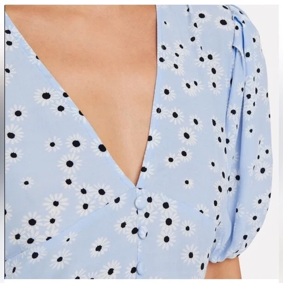 Faithfull the brand Ilia floral mini dress size 4 - Picture 3 of 15